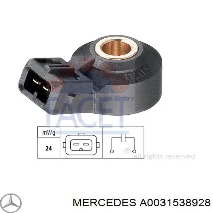 Купити A0031538928 Mercedes Датчик детонації