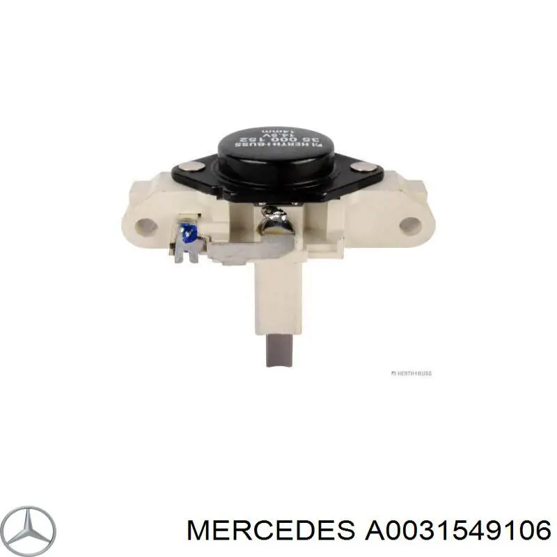 A0031549106 Mercedes реле-регулятор генератора, (реле зарядки)