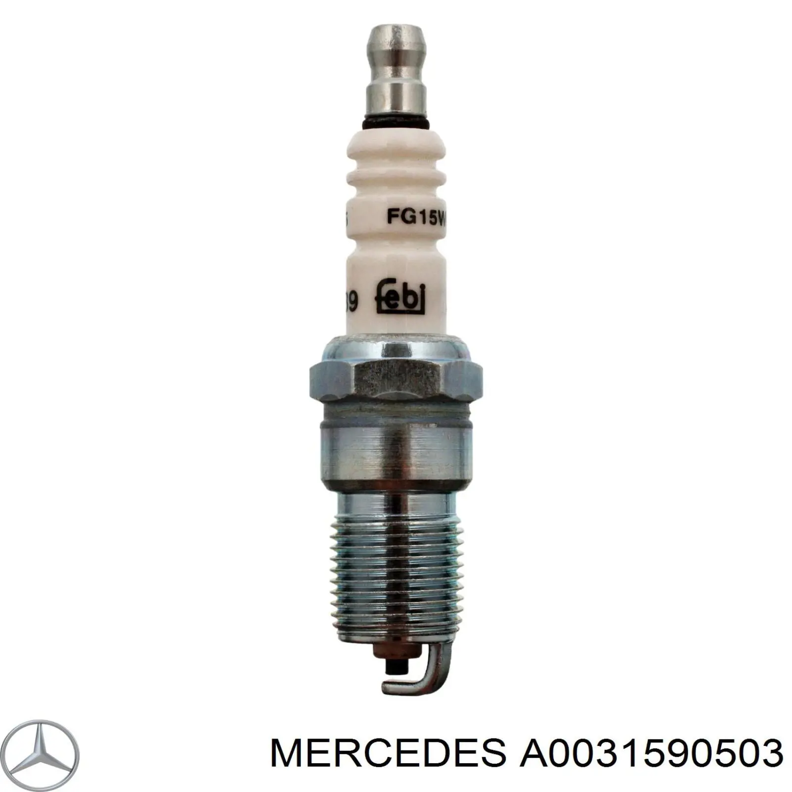 Свічки автомобільні Mercedes A0031590503 ціна, від 2.31 USD
