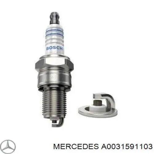 A0031591103 Mercedes Свіча запалювання