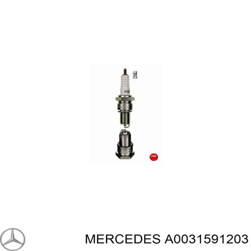 Купити A0031591203 Mercedes Свічка запалювання