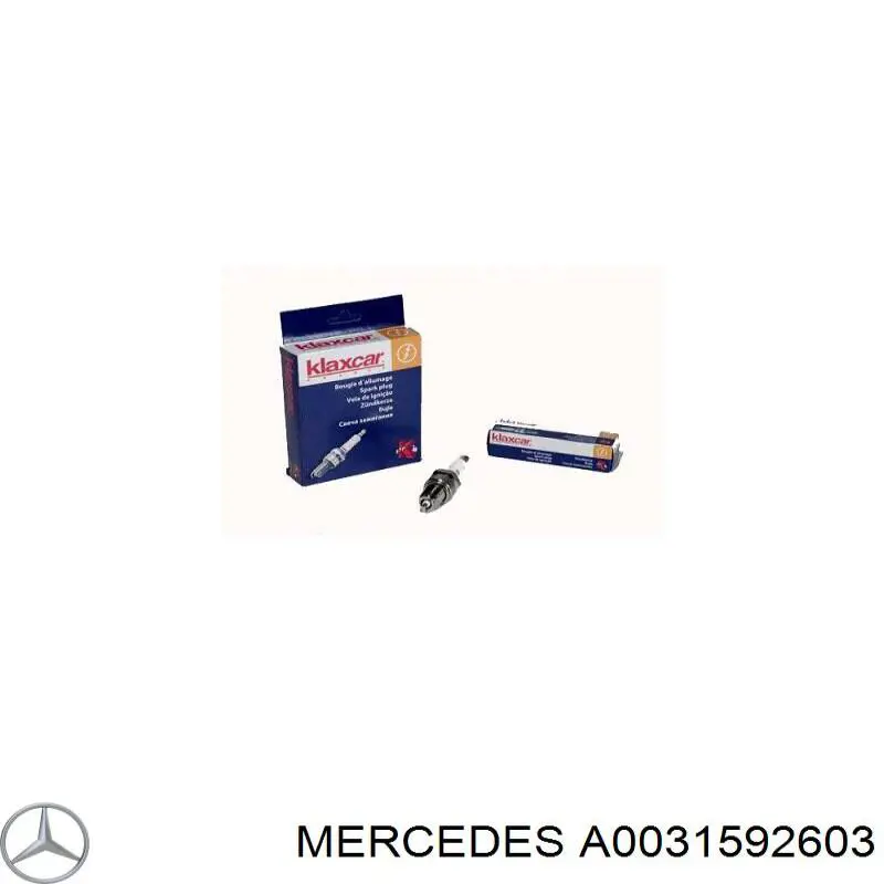 Свічки Mercedes A0031592603