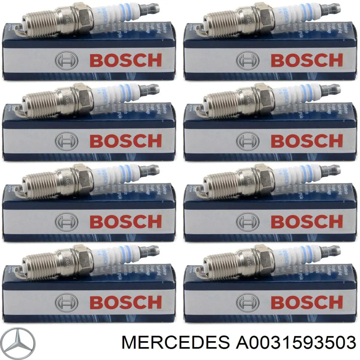 Свічки запалювання A0031593503 Mercedes