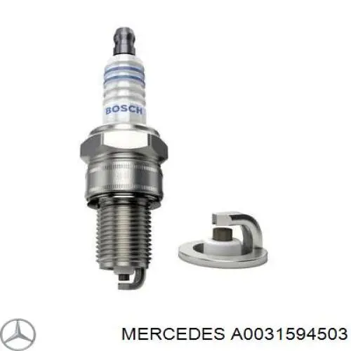 Свічки автомобільні Mercedes A0031594503 ціна, від 0.84 USD