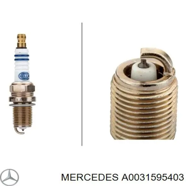 Свіча запалювання A0031595403 Mercedes