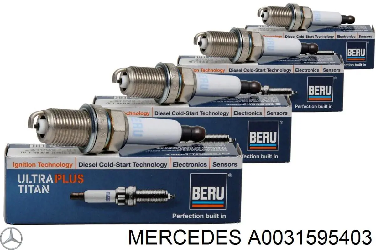 Свічки автомобільні Mercedes A0031595403 ціна, від 2.81 USD
