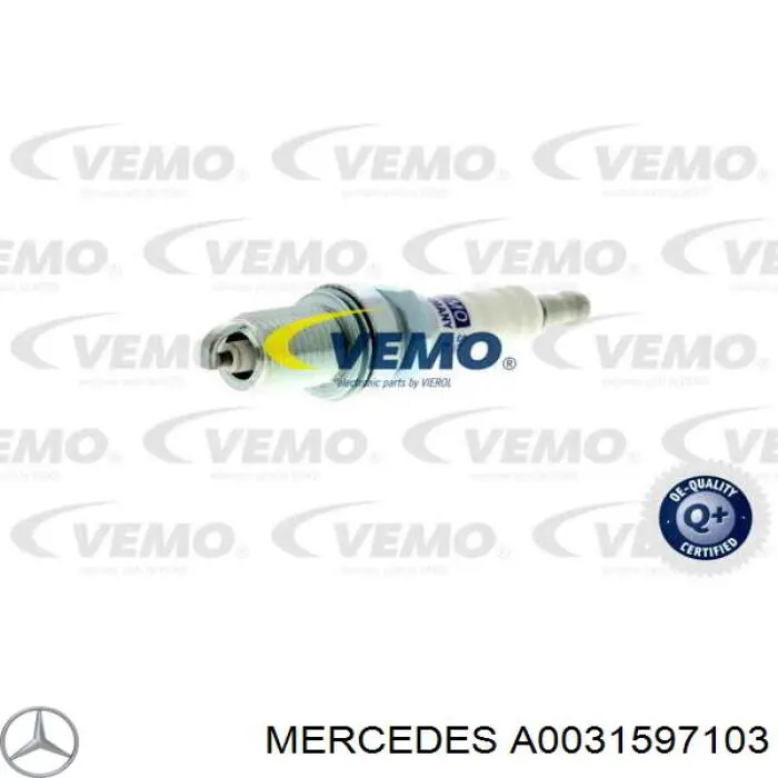 Свічки автомобільні Mercedes A0031597103 ціна, від 2.79 USD