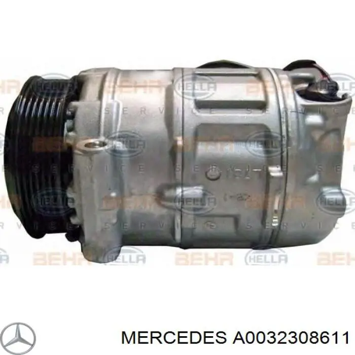Компресор системи кондиціювання Mercedes A0032308611 ціна, від  USD