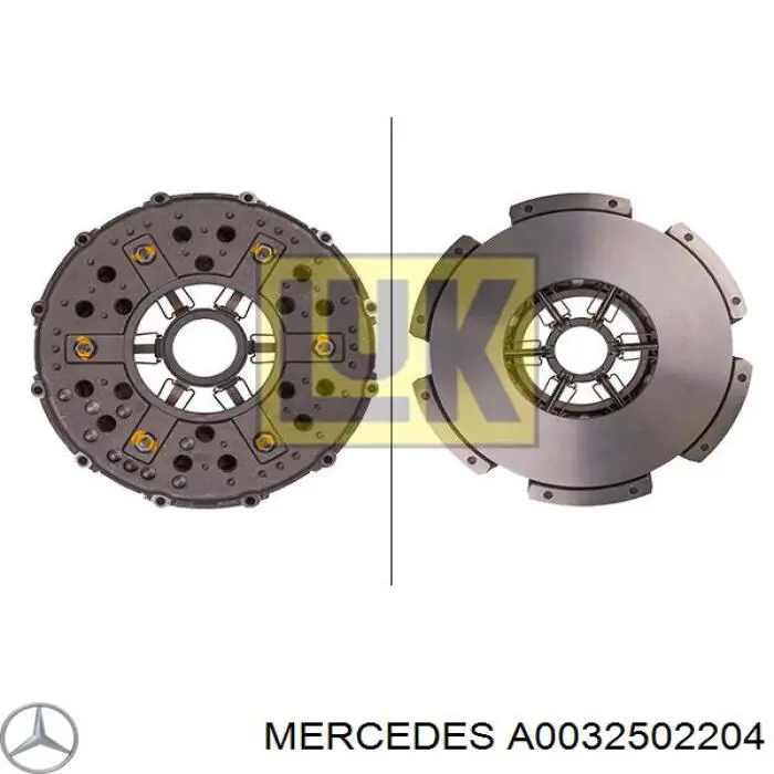 A0032502204 Mercedes Натискний диск зчеплення