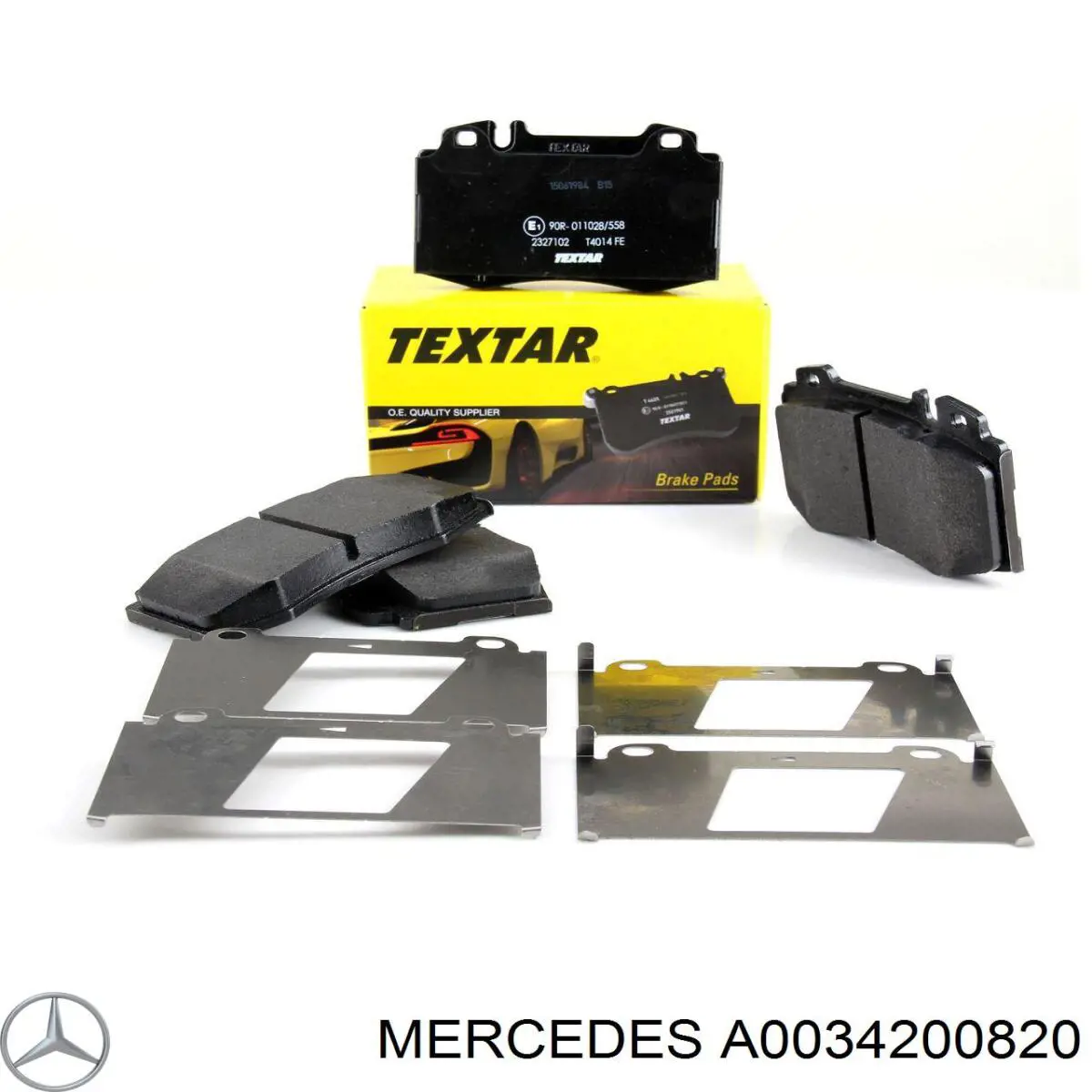 A0034200820 Mercedes Передні гальмівні колодки