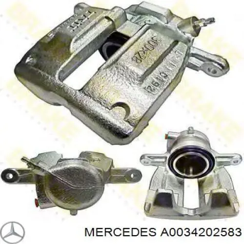Супорт гальмівний передній лівий Mercedes A0034202583 ціна, від 63.63 USD