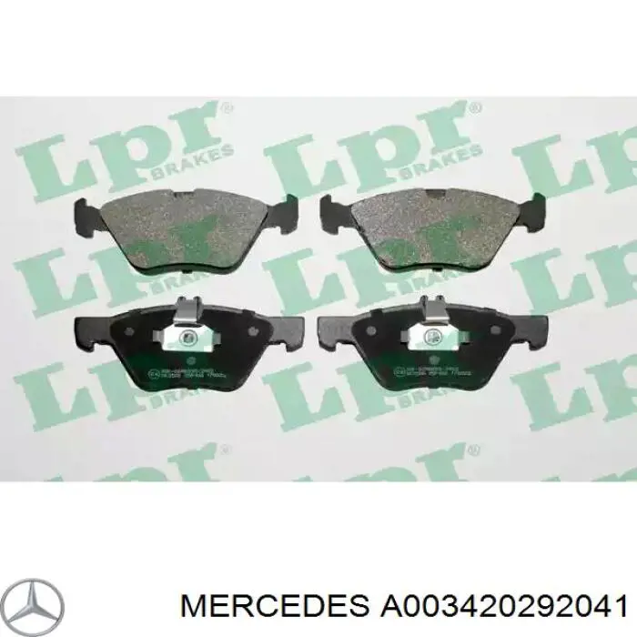A003420292041 Mercedes Передні гальмівні колодки
