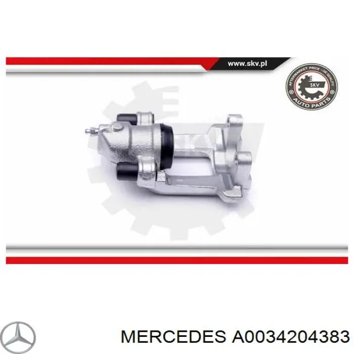 Супорт гальмівний задній правий Mercedes A0034204383 ціна, від 29.07 USD
