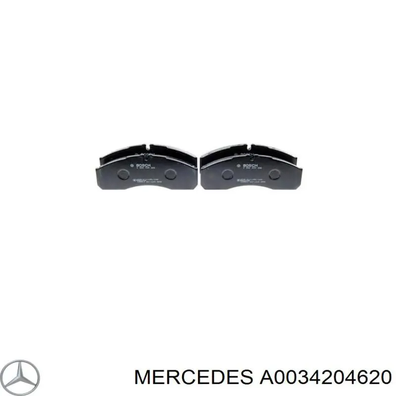 A0034204620 Mercedes Передні гальмівні колодки