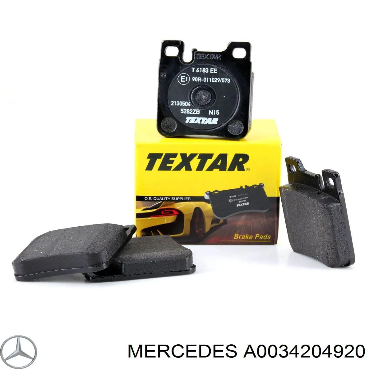 Задні гальмівні колодки Mercedes A0034204920 ціна, від 17.47 USD