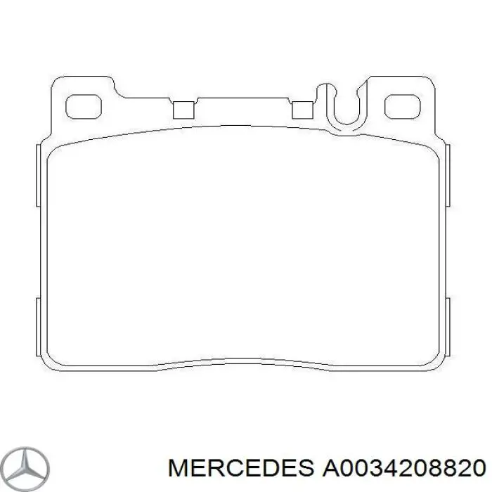  Mercedes A0034208820 ціна, від 473.44 USD