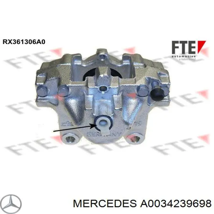 Купити A0034239698 Mercedes Супорт задній лівий
