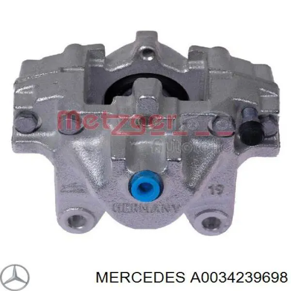 Супорт задній лівий A0034239698 Mercedes
