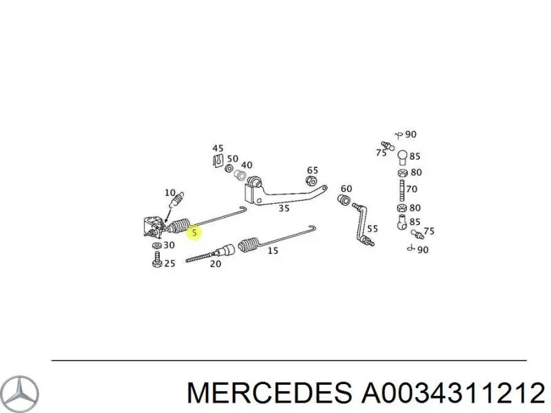 A0034311212 Mercedes Регулятор тиску