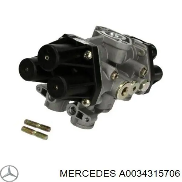 A0034315706 Mercedes клапан обмеження тиску пневмосистеми