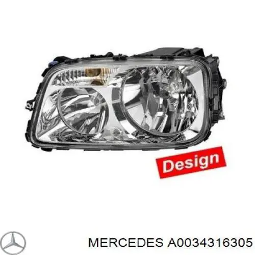 Кран управління пневмогальма (гальмівний кран) Mercedes A0034316305 ціна, від 77.90 USD