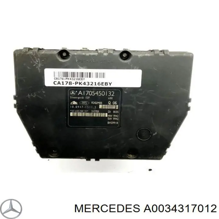  Mercedes A0034317012 ціна, від 190.04 USD