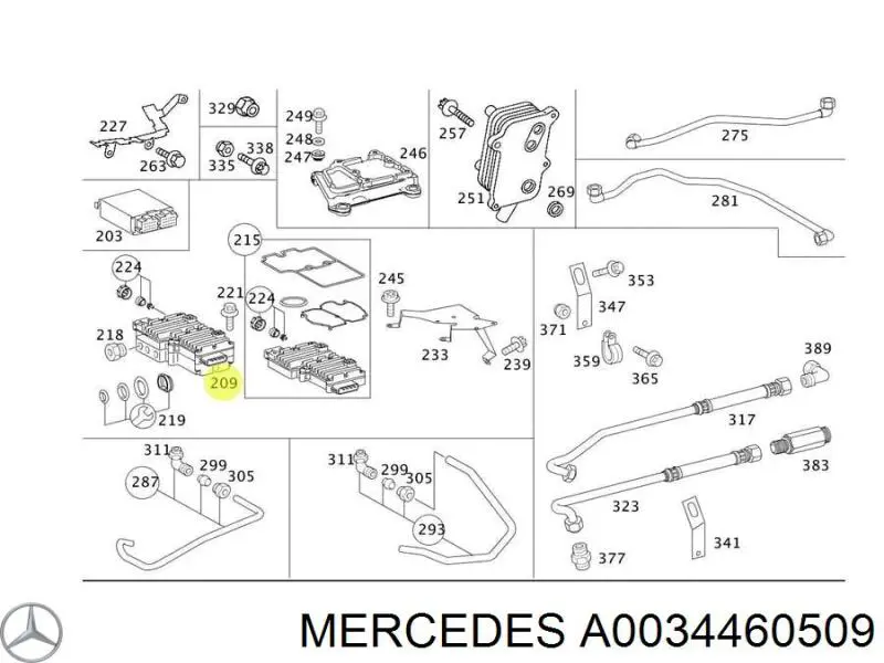  A0034460509 Mercedes