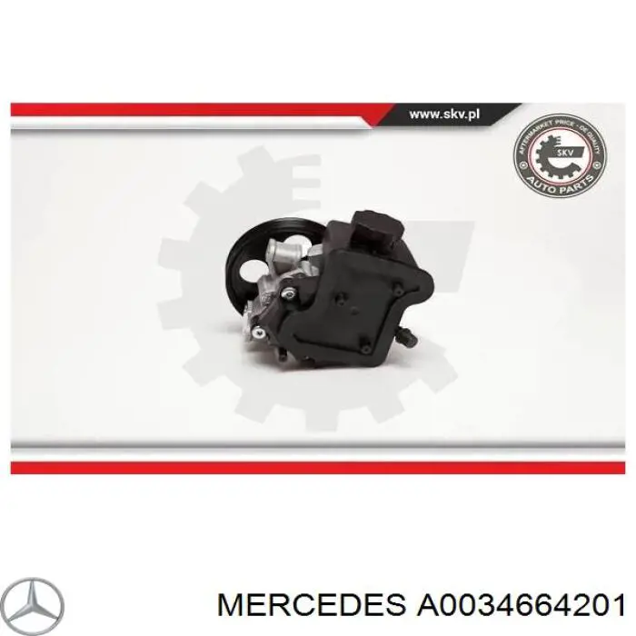 Купити A0034664201 Mercedes Насос гідравліки