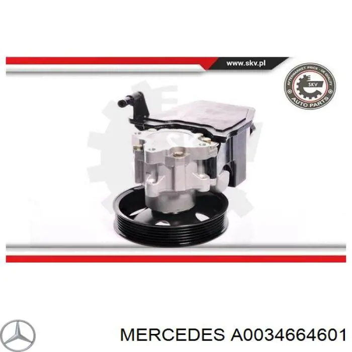 Купити A0034664601 Mercedes Насос гідравліки