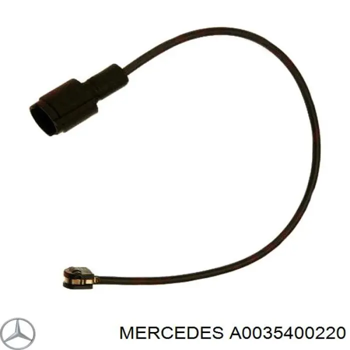 Датчик зносу гальмівних колодок, задній Mercedes A0035400220 ціна, від 1.28 USD