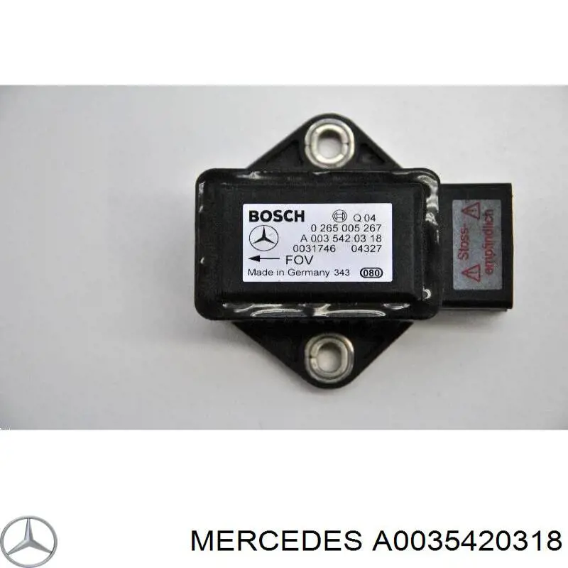 Датчик поперечного прискорення (ESP) Mercedes A0035420318 ціна, від 6.33 USD
