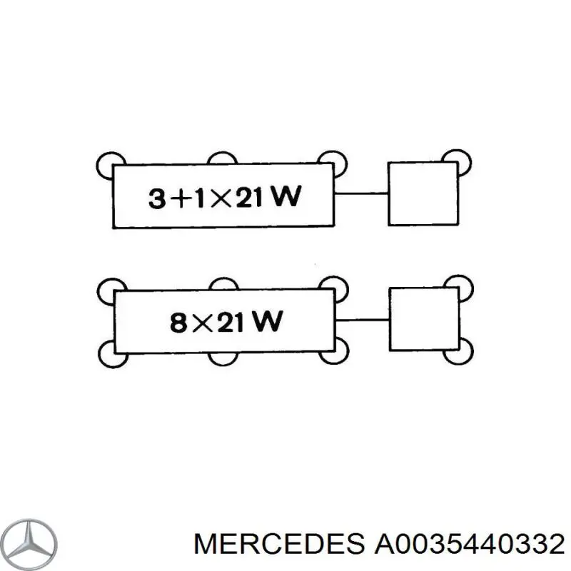 A0035440332 Mercedes Реле покажчиків поворотів