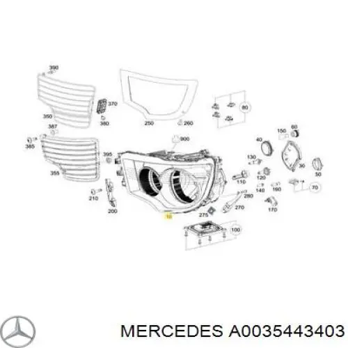 A0035443403 Mercedes 
