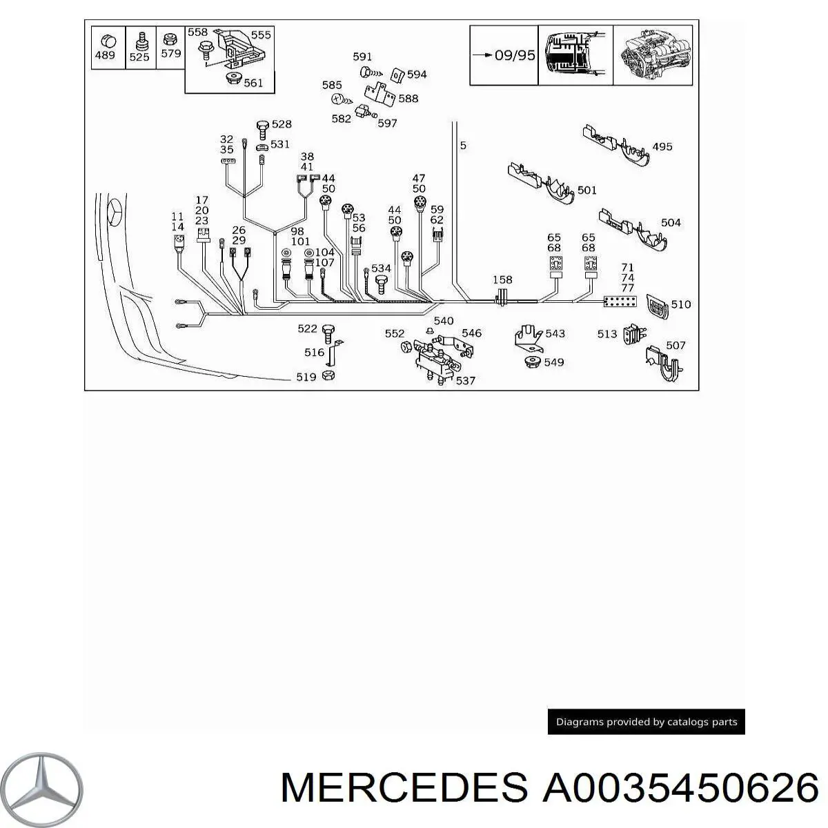  0035450626 Mercedes