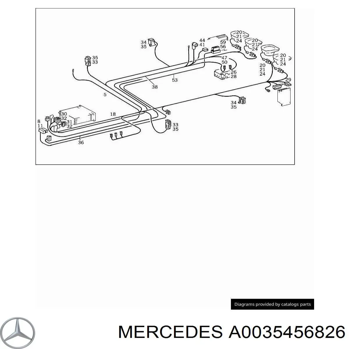 Джгут проводів моторного відсіку Mercedes A0085455326 ціна, від 0.16 USD