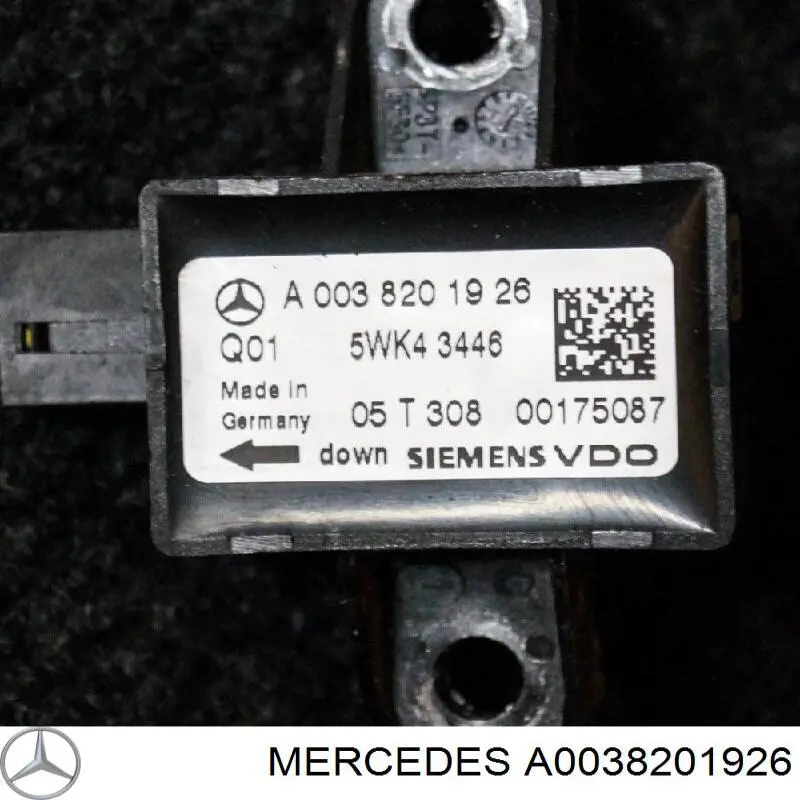 Датчик Айрбег передній Mercedes 38212751 ціна, від 5.62 USD