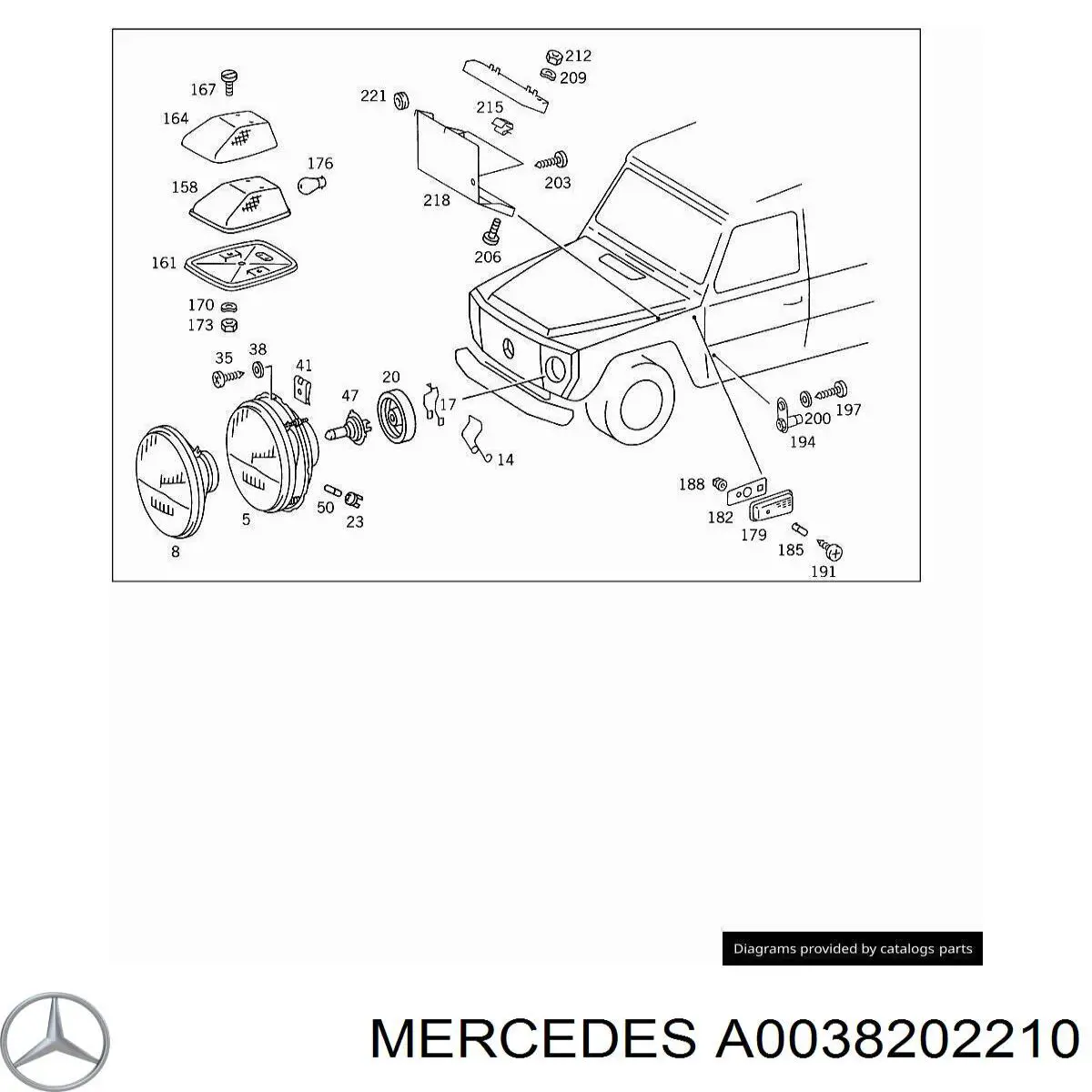  0038202210 Mercedes