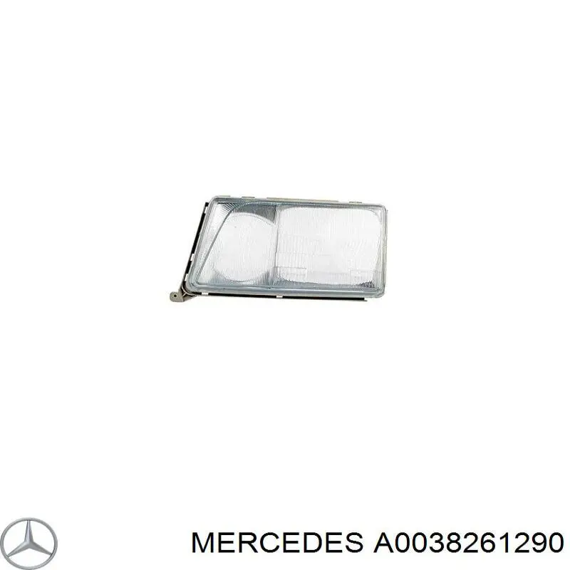 Скло фари правої A0038261290 Mercedes