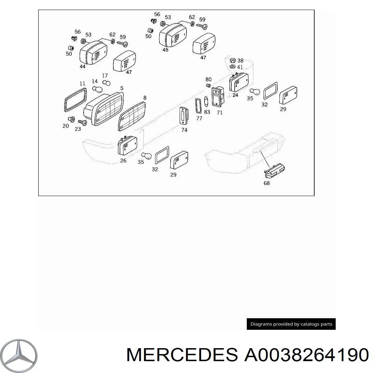  A0038264190 Mercedes