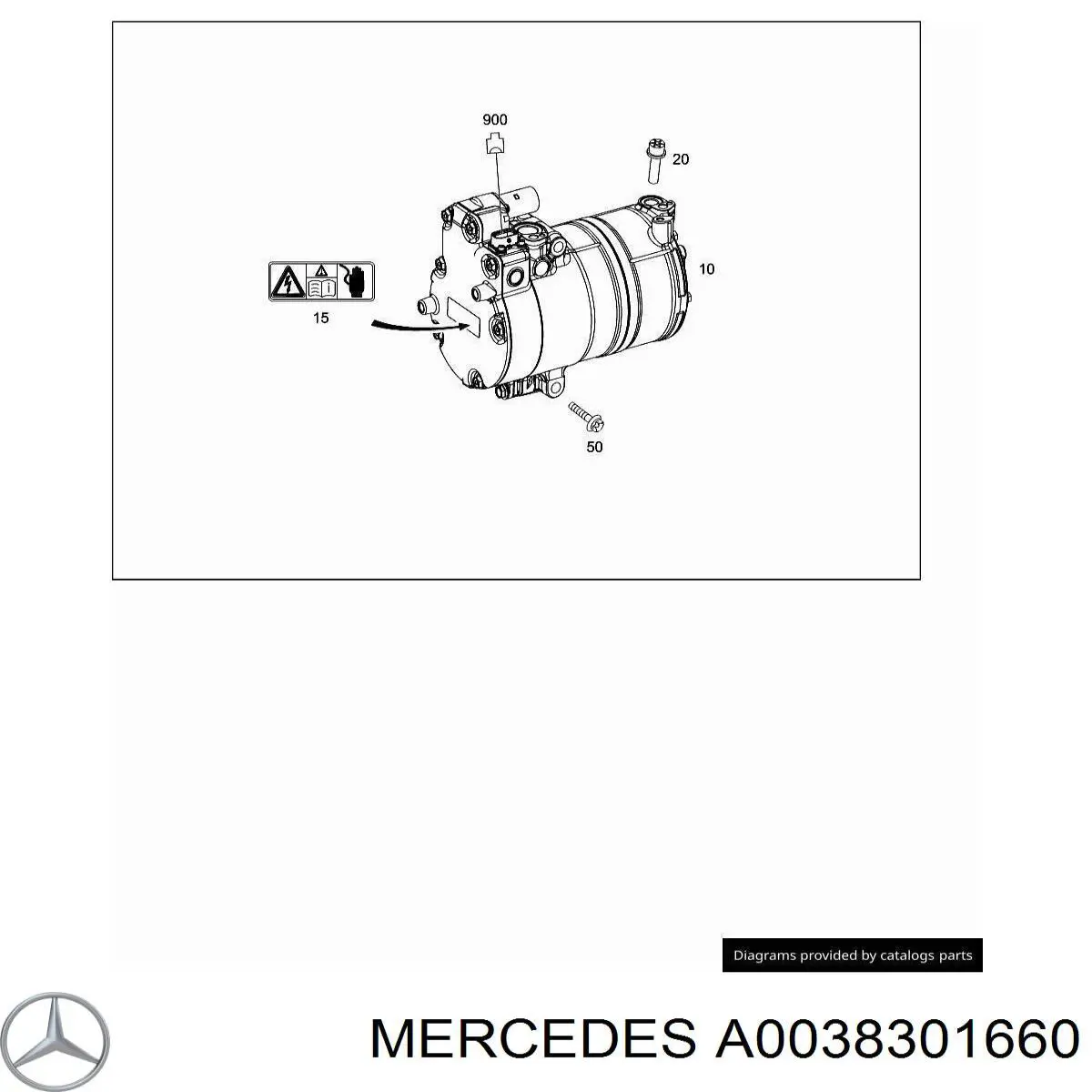 A0038301660 Mercedes 