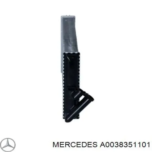 A0038351101 Mercedes Радіатор опалювача салону