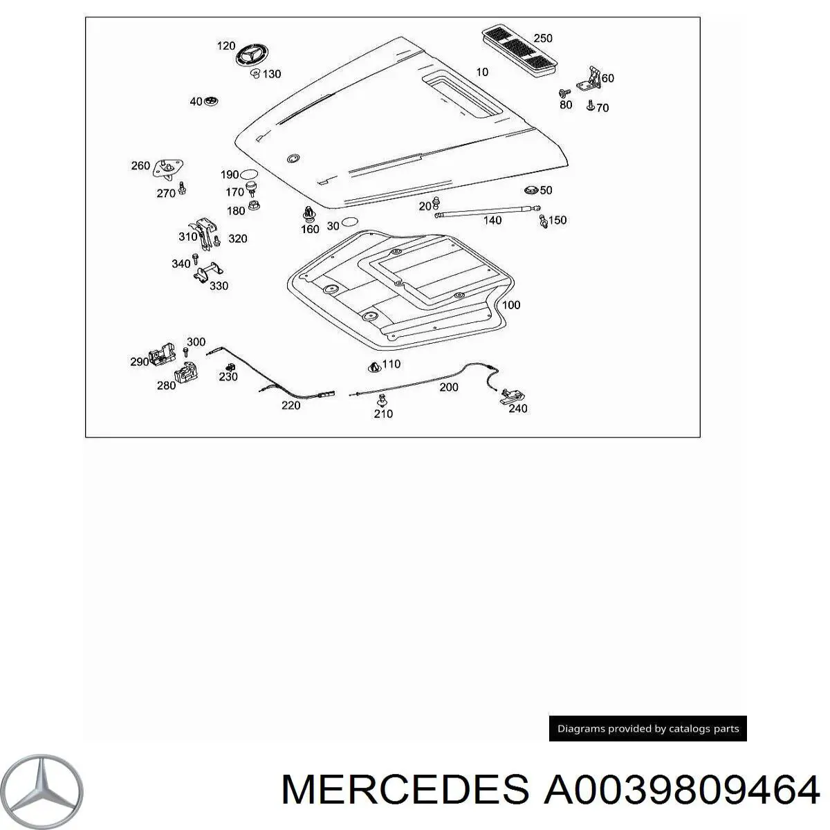 A0039809464 Mercedes 