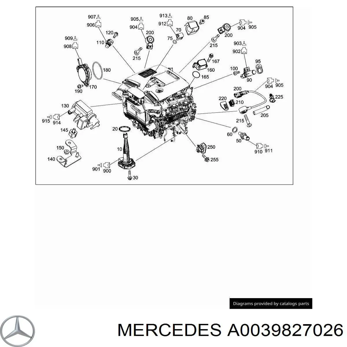A0039827026 Mercedes 