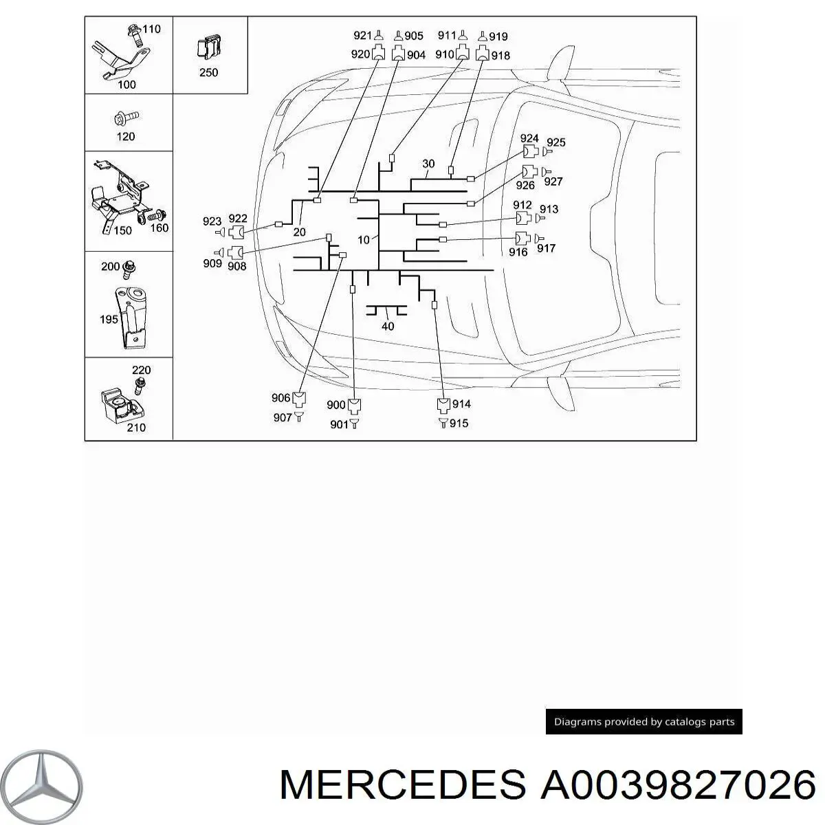 Купити A0039827026 Mercedes 