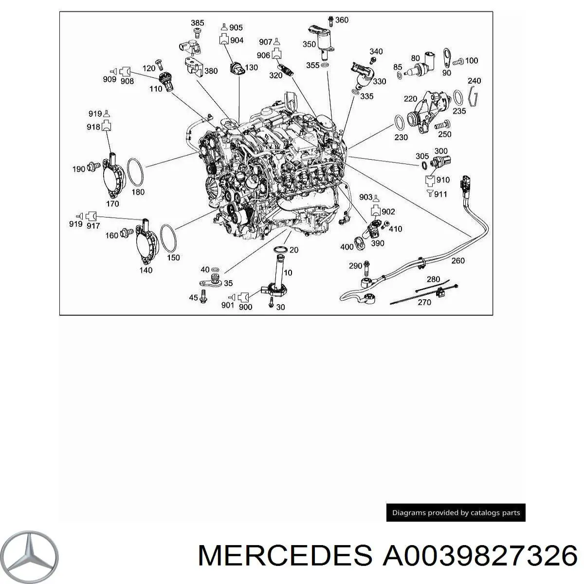 A0039827326 Mercedes 