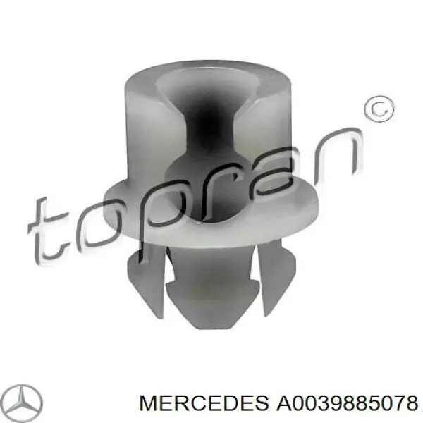 Пістон (кліп) кріплення накладок порогів Mercedes A0039885078 ціна, від 0.46 USD