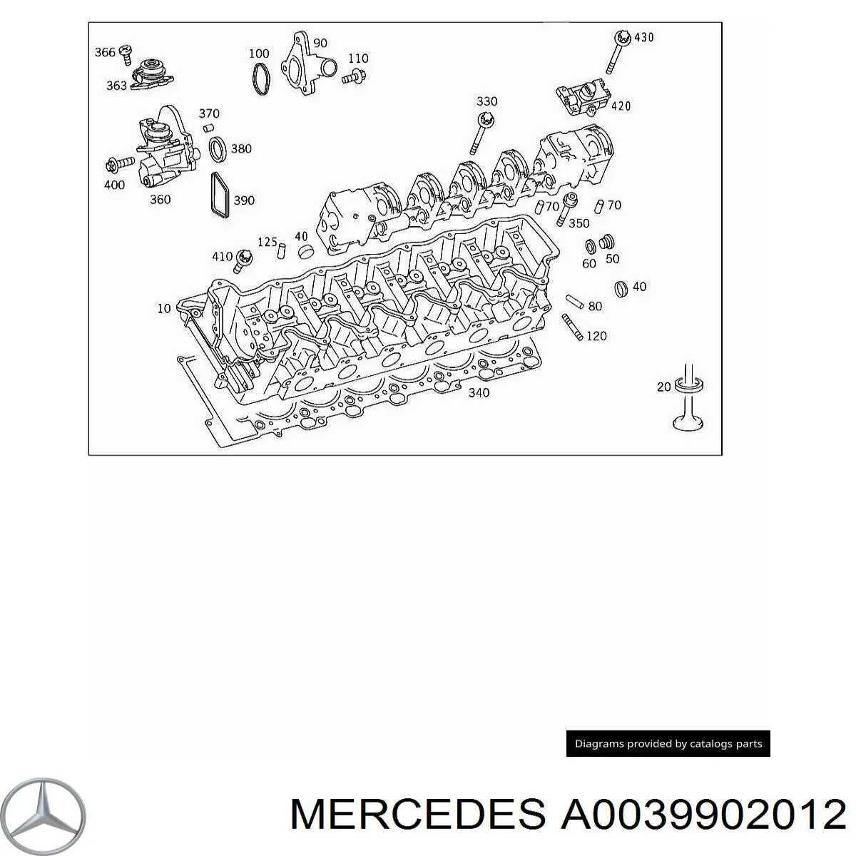 A0039902012 Mercedes 