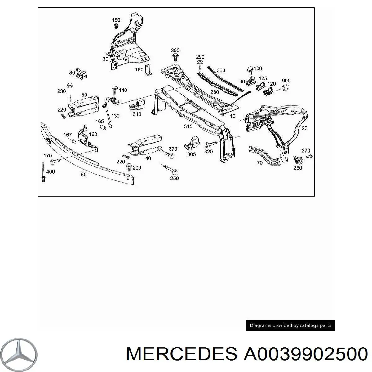  A0039902500 Mercedes