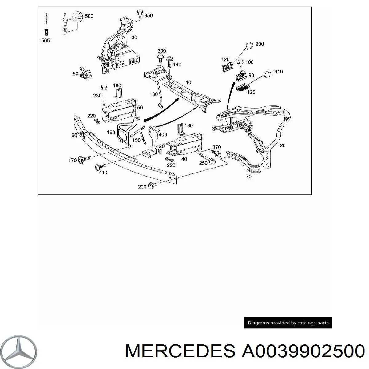 Купити A0039902500 Mercedes 