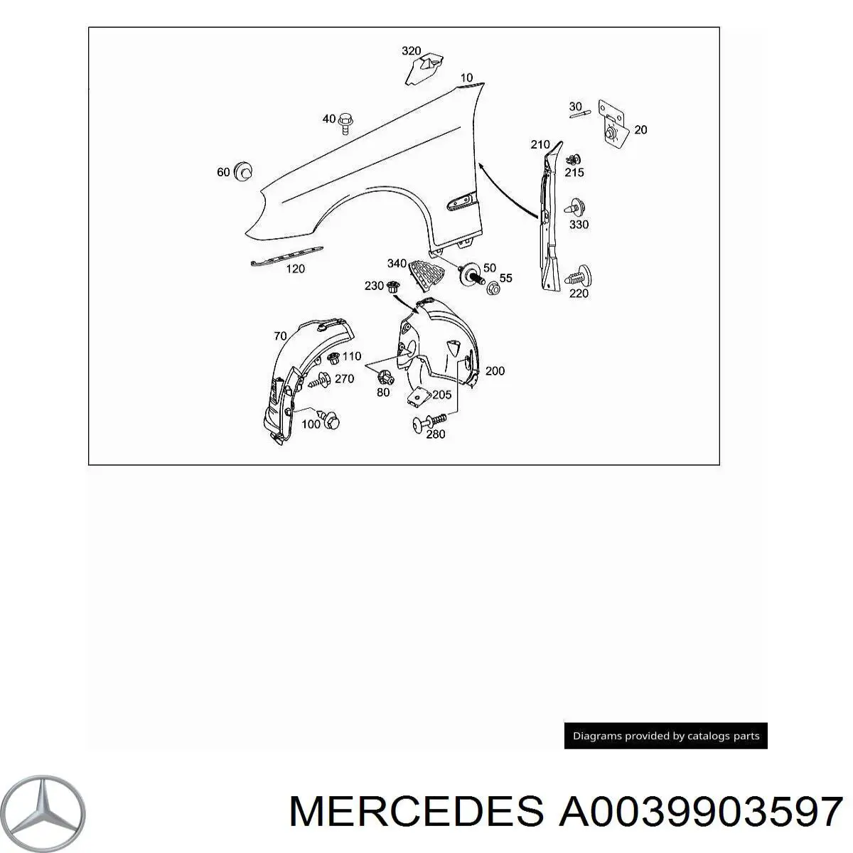  A0039903597 Mercedes